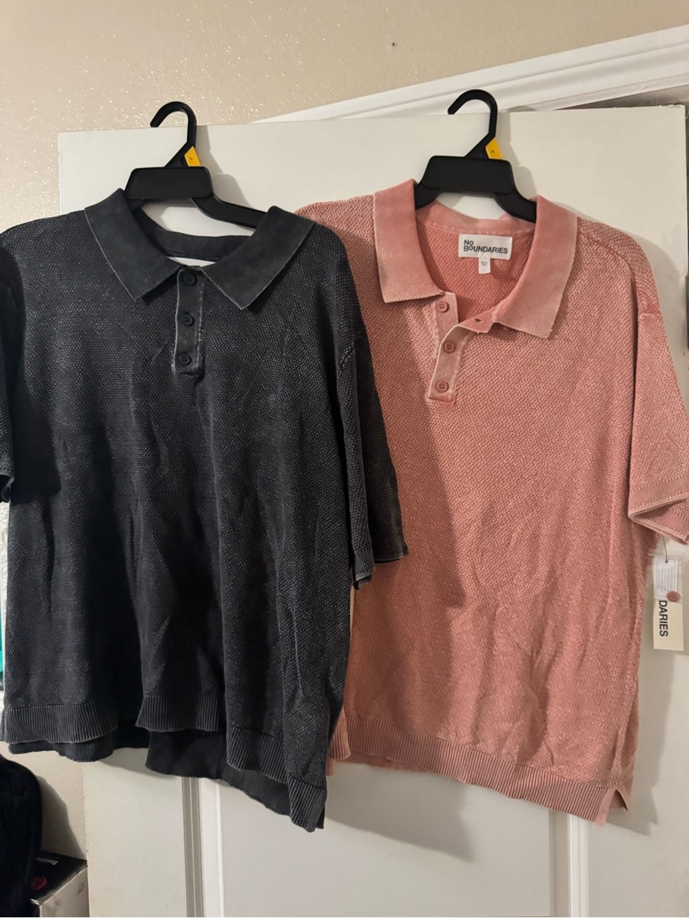 Men’s Mesh Polo shirts 2 pice bundle Large